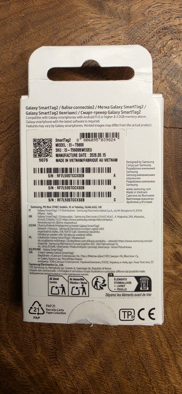 Navigatori: Galaxy SmartTag2 weiss – Nuovo e nell'imballaggio originale da Niederwangen BE venduto da ponterosa57 6