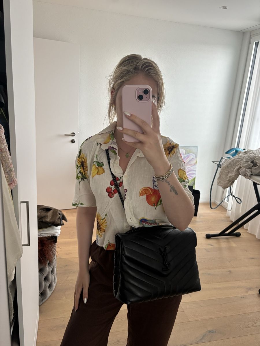 Saint Laurent Borse da donna: Medium Lou Lou Matelasse Shoulder Bag Black – Usato da lenzburg venduto da naemi30 9