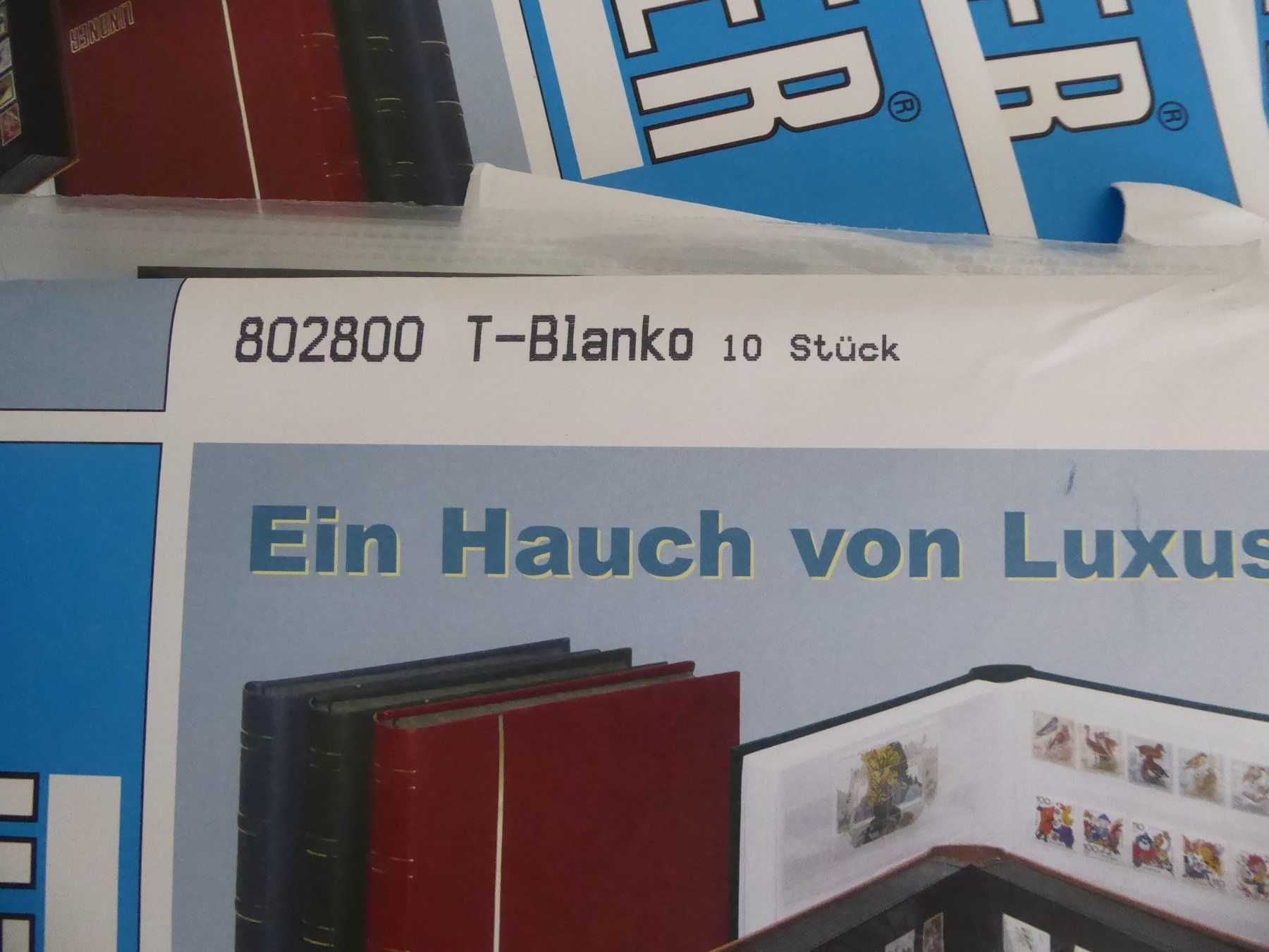 Lindner Album: Grosser Posten LINDNER Blanco Einlageblätter – Usato da Rothrist venduto da swisstools 1