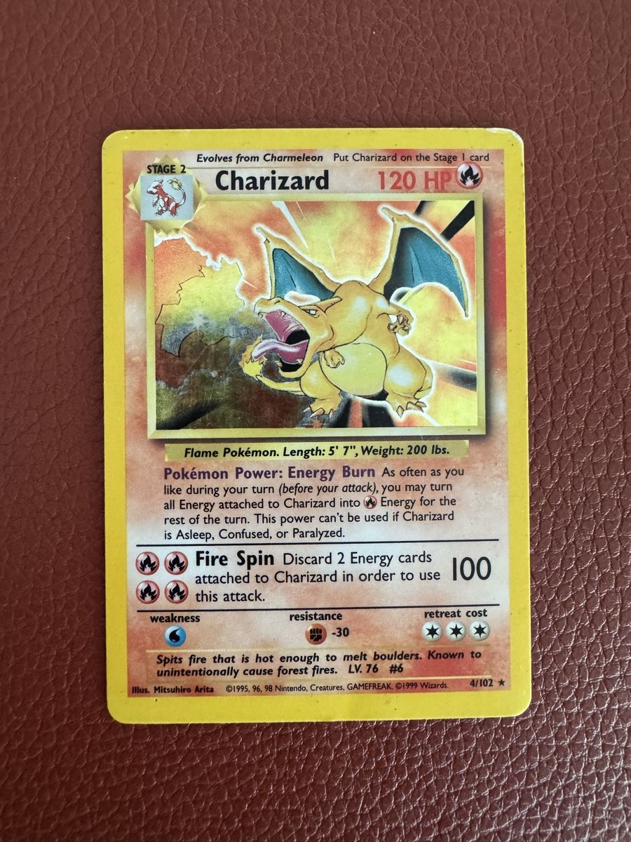 Pokémon Carte collezionabili: Charizard - Pokémon Base Set Unlimited 04/102 - EN – Usato da Nänikon venduto da bit.xyz