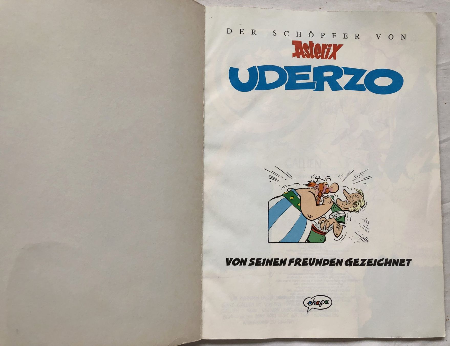 Fumetti: UDERZO - Von seinen Freunden gezeichnet – Usato da Schaffhausen venduto da durruti 1