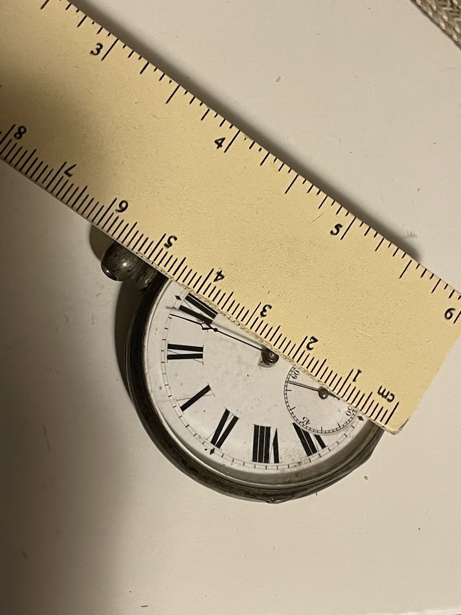 Uhren: Montre à gousset ancienne argentée, mécanisme visible, pour  – Gebraucht aus Worben von benit.drn 4