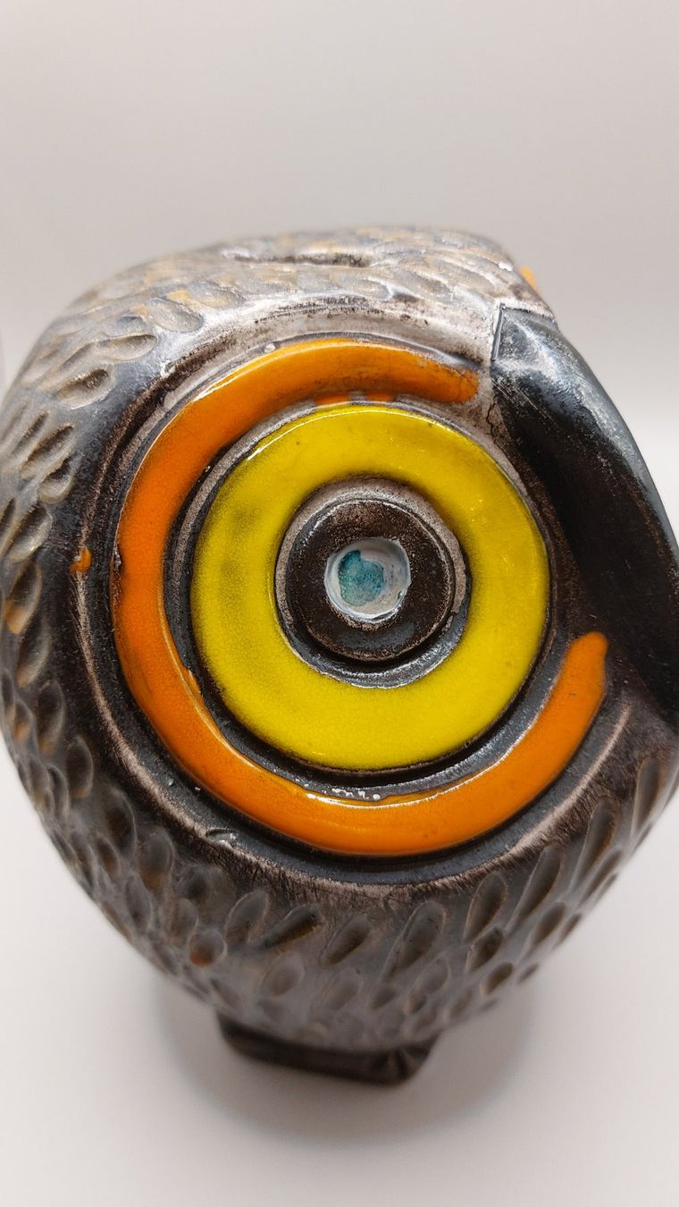 Salvadanai: Vintage Design Eule Spardose Keramik (Stil 60er 70er Bitossi – Usato da Zürich venduto da VreniUndFranz 5