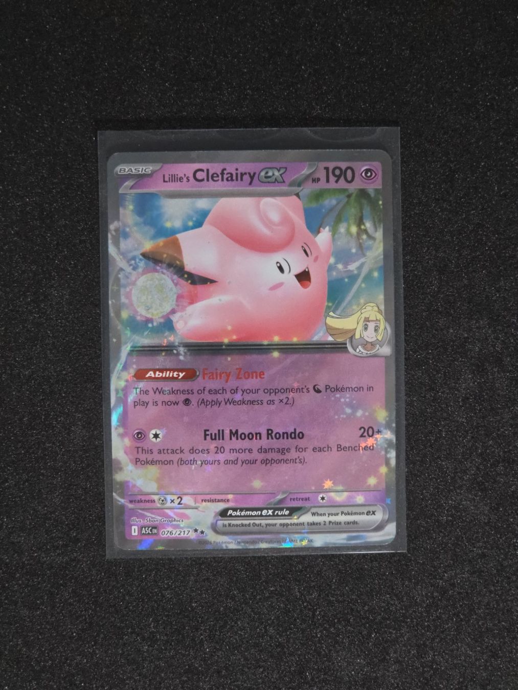 Pokémon Carte collezionabili: Lillie's Clefairy ex - ASC-76 – Nuovo (secondo la descrizione) da St. Gallen venduto da CardZelo