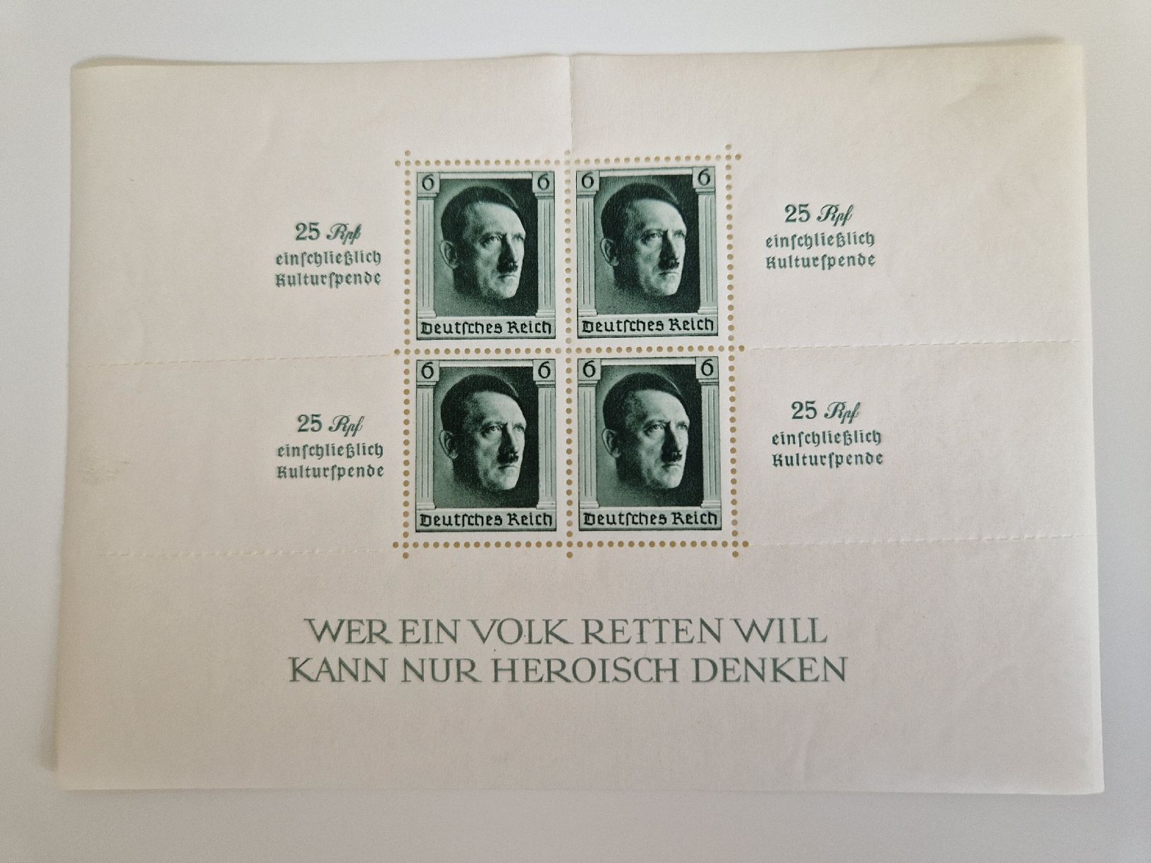Alle Briefmarken: Deutsches Reich Block 9 Adolf Hitler Briefmarken postfrisch – Neu (gemäss Beschreibung) aus St. Gallen von Enrico_SG