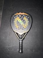 Padel Schlaeger Niupipo schwarz gelb 18k carbon