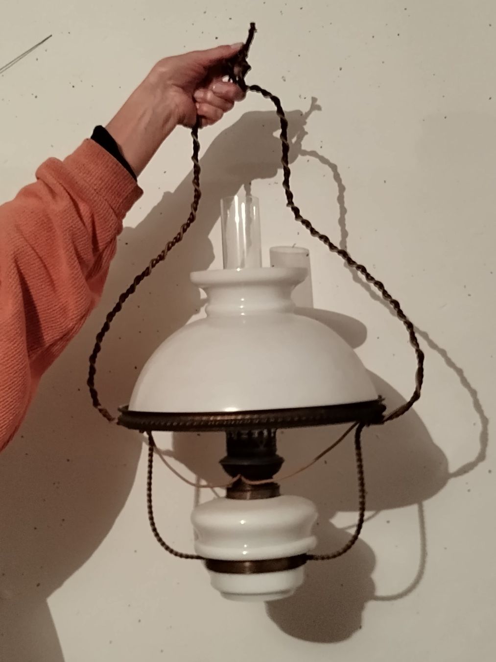 Lampade: el. Petroleum-Lampe – Usato da Heitenried venduto da Harley-58