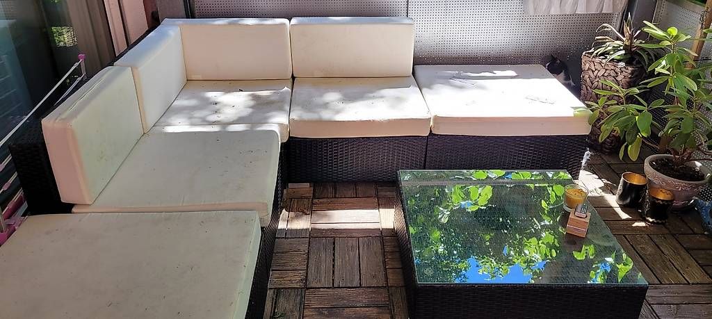 Sedie a sdraio: Rattanlounge zu verschenken – Usato da Stettlen venduto da Moseca 2