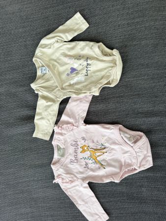 2 Baby Bodys Disney Bambi Dopodopo Grösse 56 neuwertig