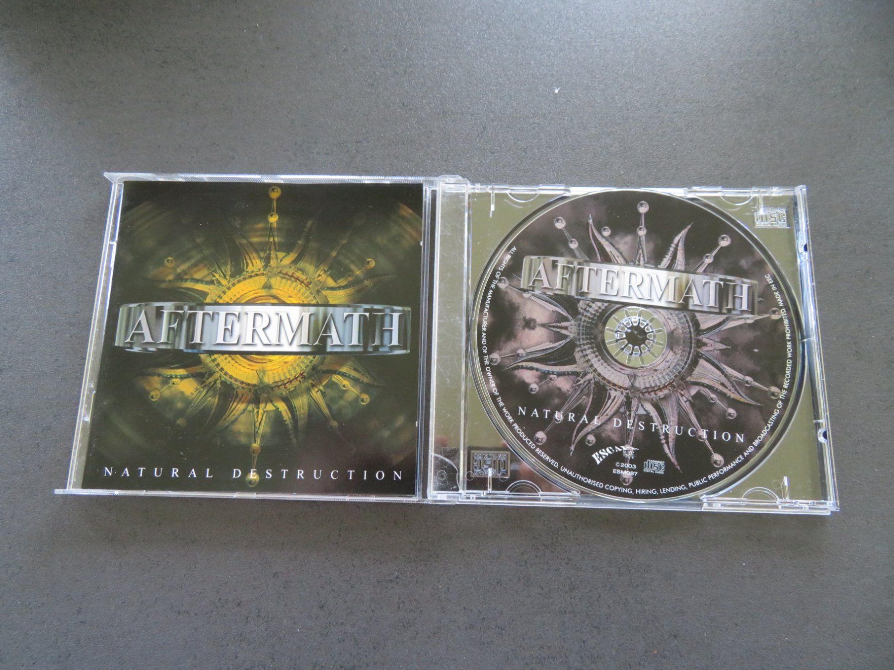 CD: AFTERMATH Natural Destruction 2003 HARD ROCK CD – Usato da Niederbipp venduto da Onyx32