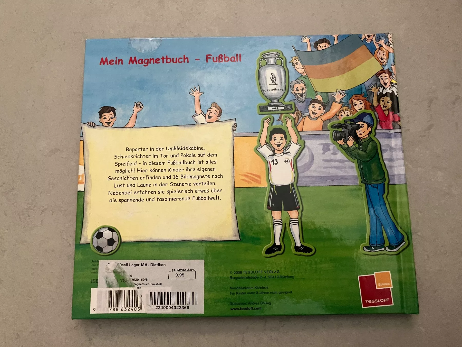 Libri: Magnetfussballbuch – Usato da Niederglatt ZH venduto da boeca82 2