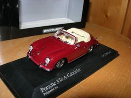 Porsche 356 A Cabrioolet 1956 rot * Minichamps 1:43