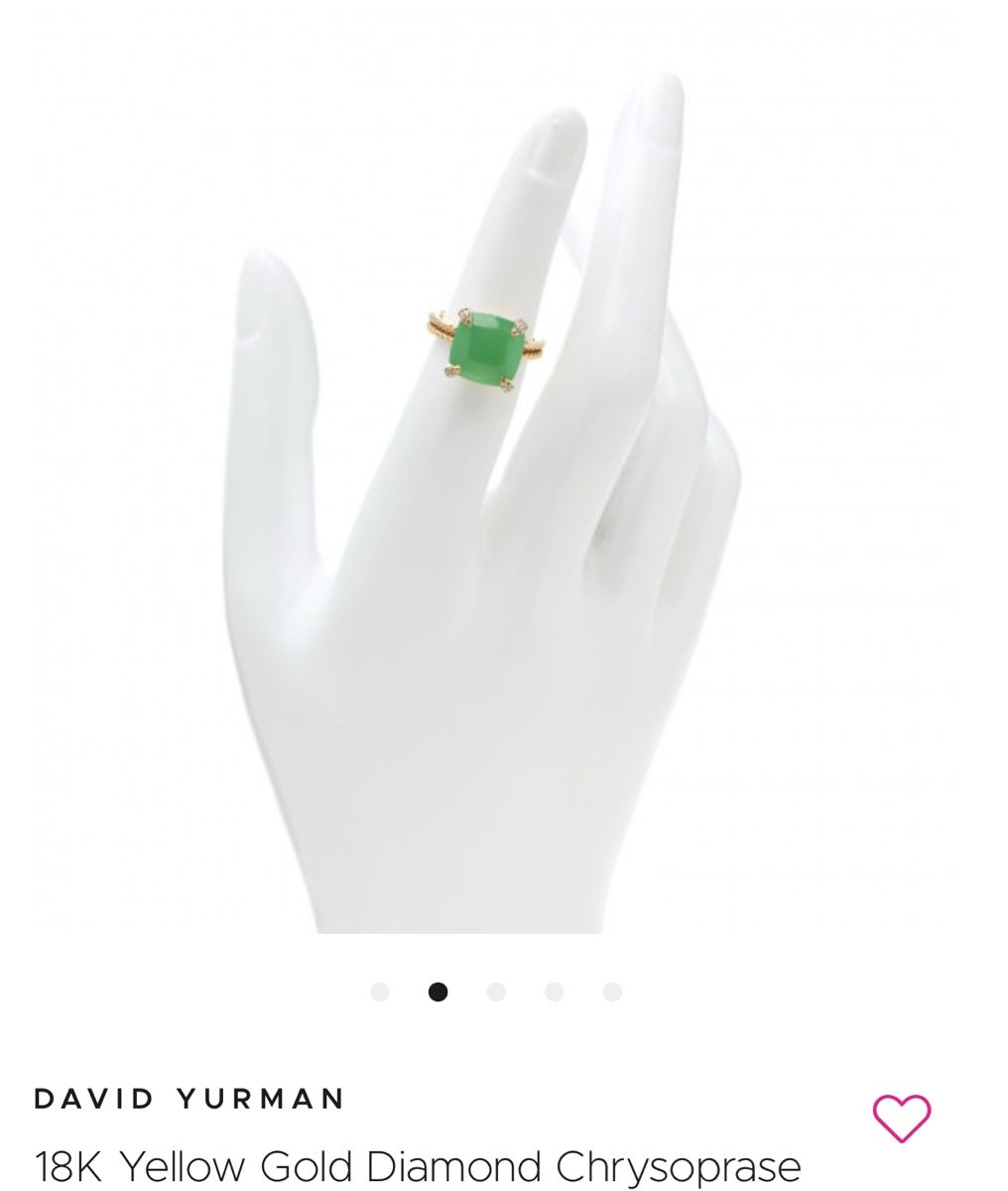 Anelli: David Yurman 18k Gold Crystophase Chatelaine ring – Usato da Nyon venduto da My_wardrobe 3