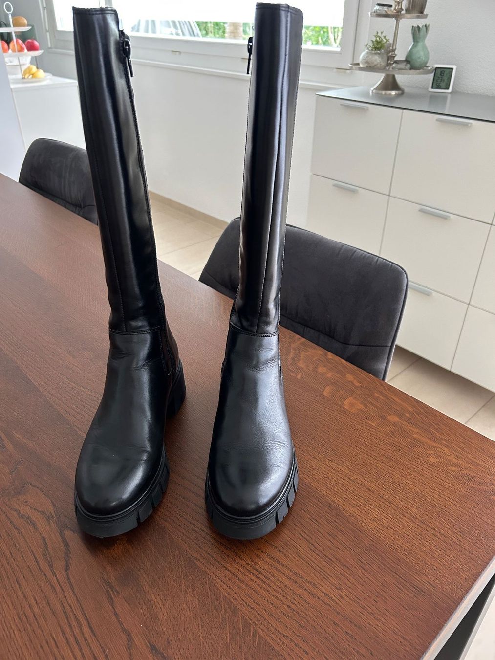 Dosenbach Scarpe da donna: Stiefel echt Leder; Gr. 37 – Nuovo (secondo la descrizione) da Rothenburg venduto da rape 1