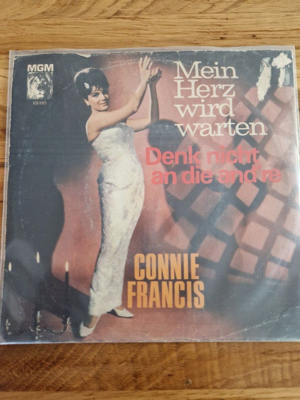 Dischi in vinile: Vinyl Single - Connie Francis - Mein Herz wird warten – Usato da Sursee venduto da FKZ_13