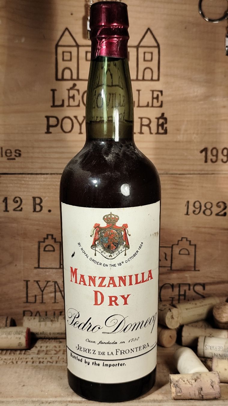 Bevande alcoliche: Pedro Domecq Manzanilla Dry Sherry – Nuovo e nell'imballaggio originale da Büsserach venduto da Vintage-vins 1