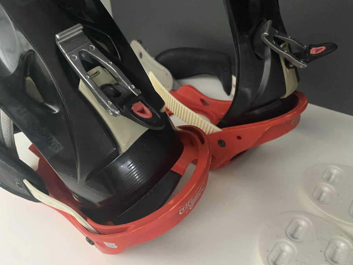 Burton Herrenschuhe: Burton Snowboard Bindungen, Rot/Schwarz – Gebraucht aus Hergiswil LU von FcMalkov 5