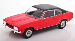 Ford Capri MK I 1600 GT 1973 rot / matt-schwarz 1:18 von MCG