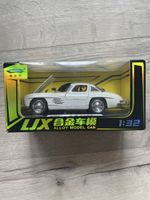 Modellauto Mercedes 300SL LJX weiss Massstab 1:32 