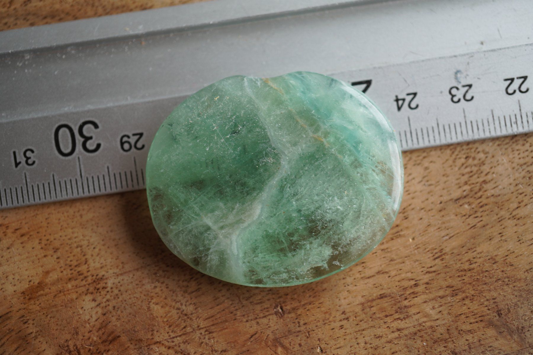 Mineralien & Heilsteine: Fluorite    Grün        Scheibenstein    ab 1.-  Räumung – Neu und originalverpackt aus Eschenbach SG von topstone 2