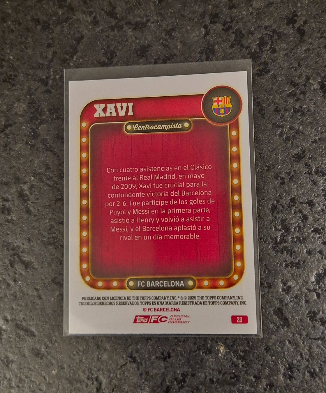 Topps Carte collezionabili: Xavi /275 - Barcelona - Topps – Nuovo (secondo la descrizione) da Burg AG venduto da Danoe 1