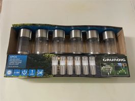 6 Stk. Solar LED Gartenlampen im Set ab 1.-
