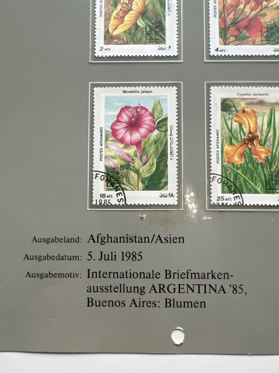 Tutti i francobolli: Briefmarken Afghanistan 1985 – Usato da Glattbrugg venduto da Artos67 8