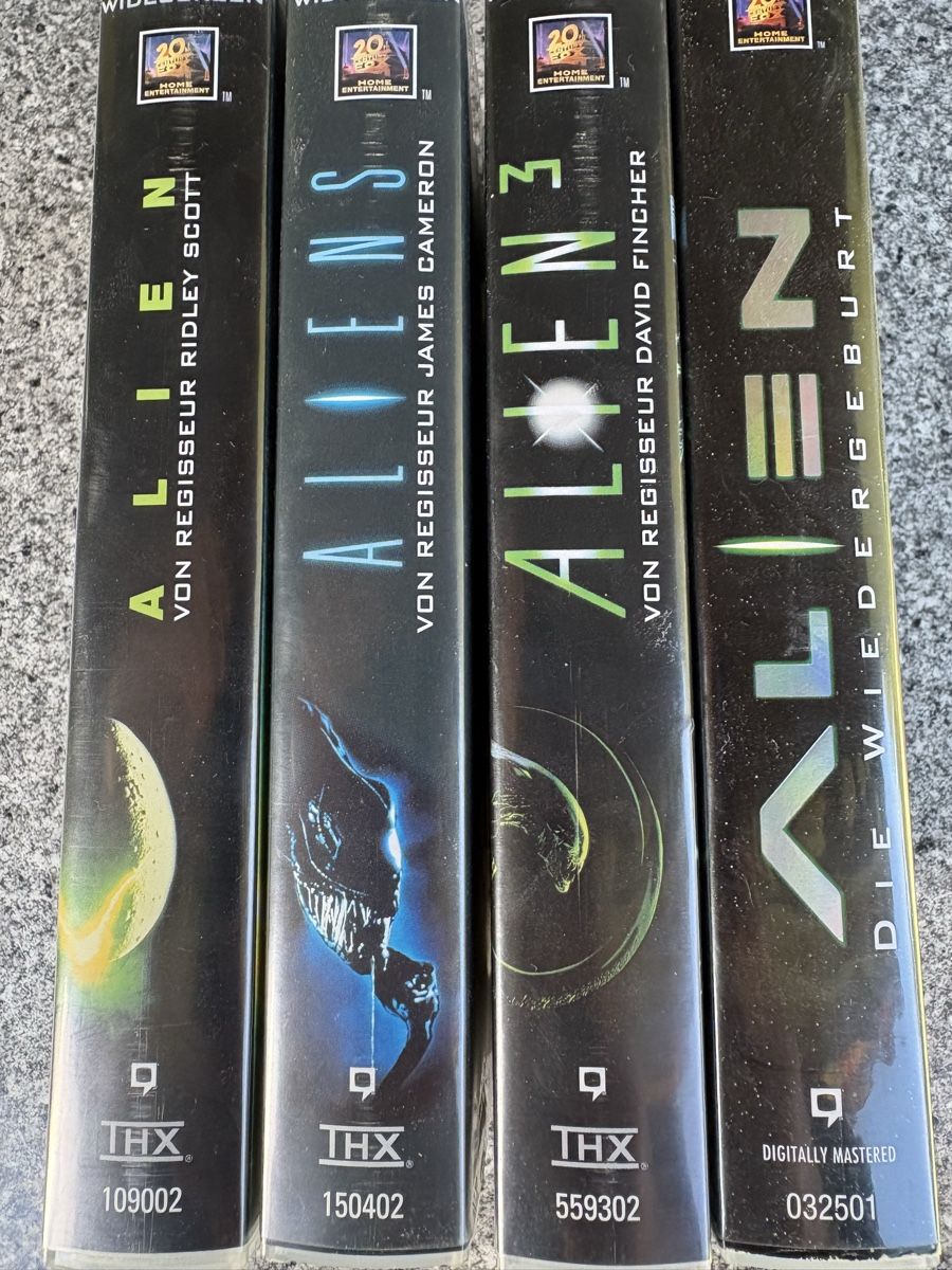 Toutes les VHS: VHS ALIEN 1-4 set – D'occasion à Herzogenbuchsee par warrior77 5