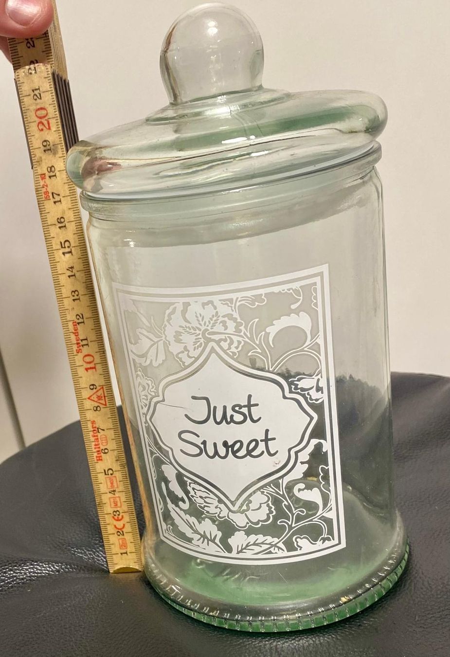 Behälter & Ähnliches: Süsses Glas mit Deckel "Just Sweet" - Neuwertig! – Gebraucht aus Krauchthal von SamsPuce 1