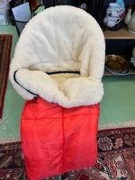 Teddy Schlittensack Rot, warm und bequem