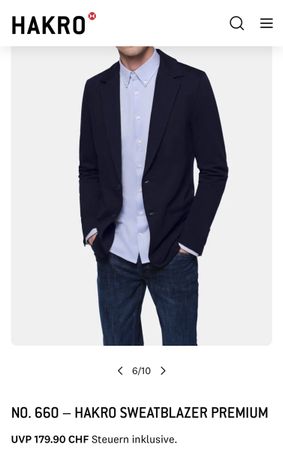 Hakro Premium Sweatblazer, neuwertig, Gr. M, Neu