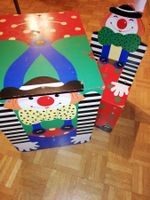Kinder Clown Holztisch + Stuhl