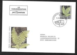 Sonderbrief A. 1543 Familienbegleitung Pro Juventute 1993