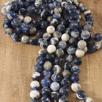 1 Strang Naturstein Perlen Neue Blau Sodalith 10 mm