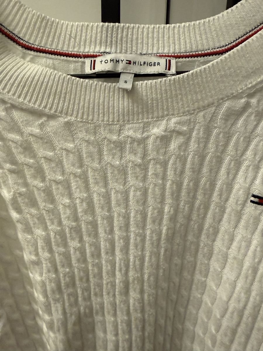 Maglioni & Felpe: Tommy Hilfiger Pullover Weiss, Grösse S, Top Zustand! – Usato da Perlen venduto da b.b10 1