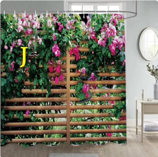 Vorhänge: Duschvorhang Wald, Blume, Baum – Neu und originalverpackt aus Amriswil von Ravinvida 8