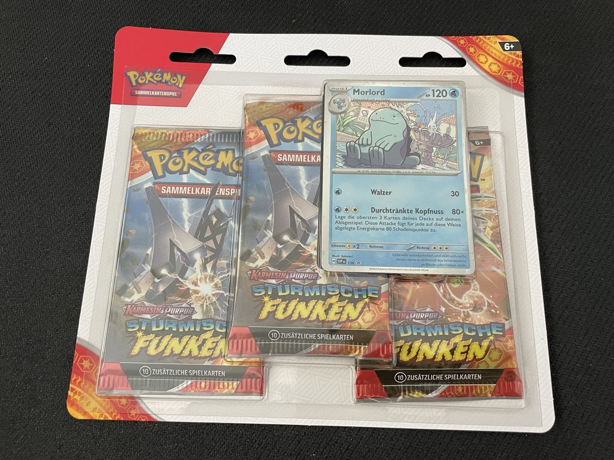 Pokémon Carte collezionabili: Pokemon Surging Sparks 3 Pack Blister  – Nuovo e nell'imballaggio originale da Wallisellen venduto da Optimalex