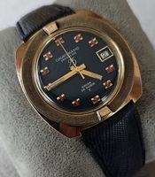 CAUNYMATIC Swiss vergoldet Elegante Armbanduhr 37.5mm