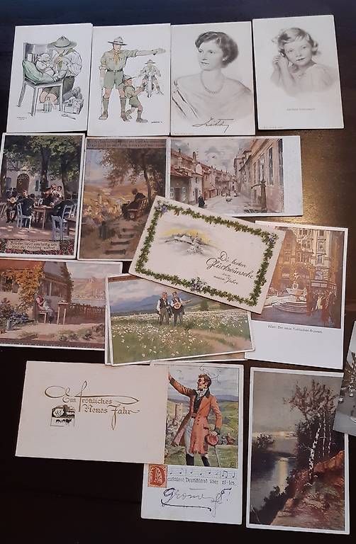 Cartoline postali: Konvolut Ansichtskarten von 1925 - 1930 – Usato da Schaan venduto da jud_59jg