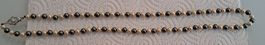 Collier perle ematite