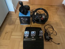Logitech G29 + levier de vitesse 6 rapports 