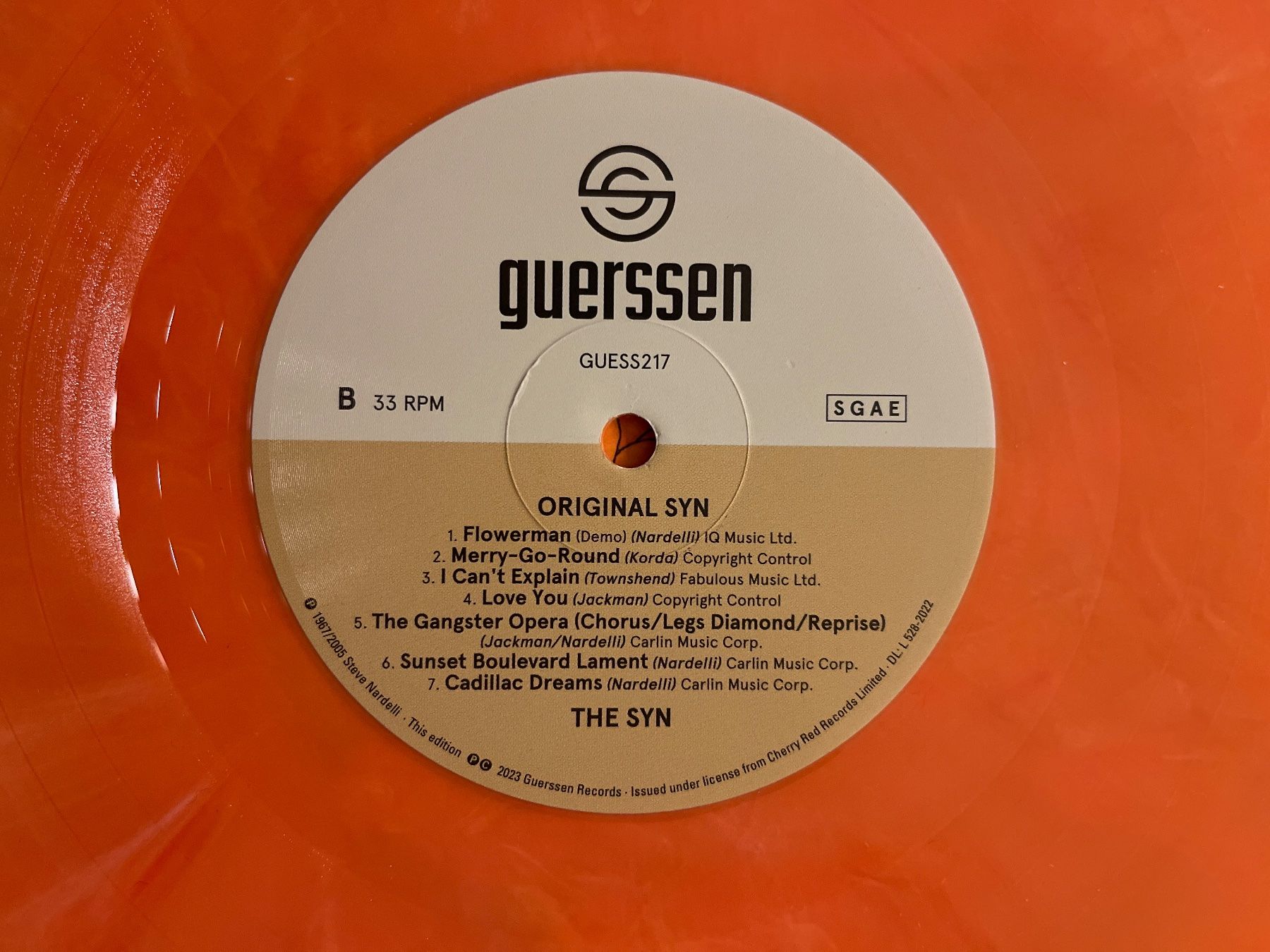Schallplatten: S39/The Syn - Original Syn – Gebraucht aus Frutigen von Philippe_jsp 2