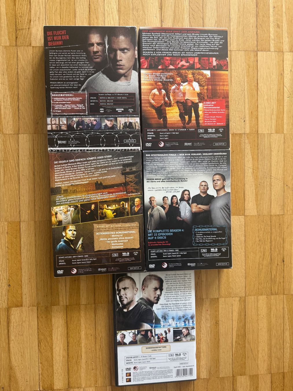 Alle DVDs: PRISON BREAK/ DIE KOMPLETTE SERIE – Gebraucht aus Basel von san_2qlq 1