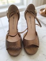 Madame Pivot 8.5 cm Heels Bronze Size 38 Made in Italy