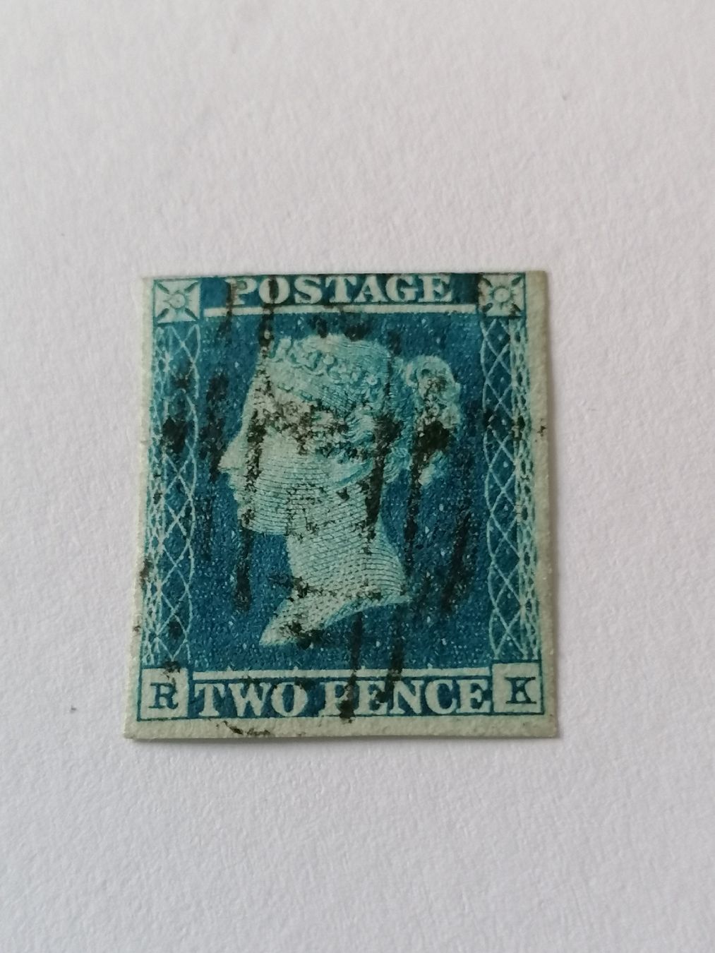 Tous les timbres: Two pence blue 1841, Platte 4 – D'occasion à Happerswil par tschergi