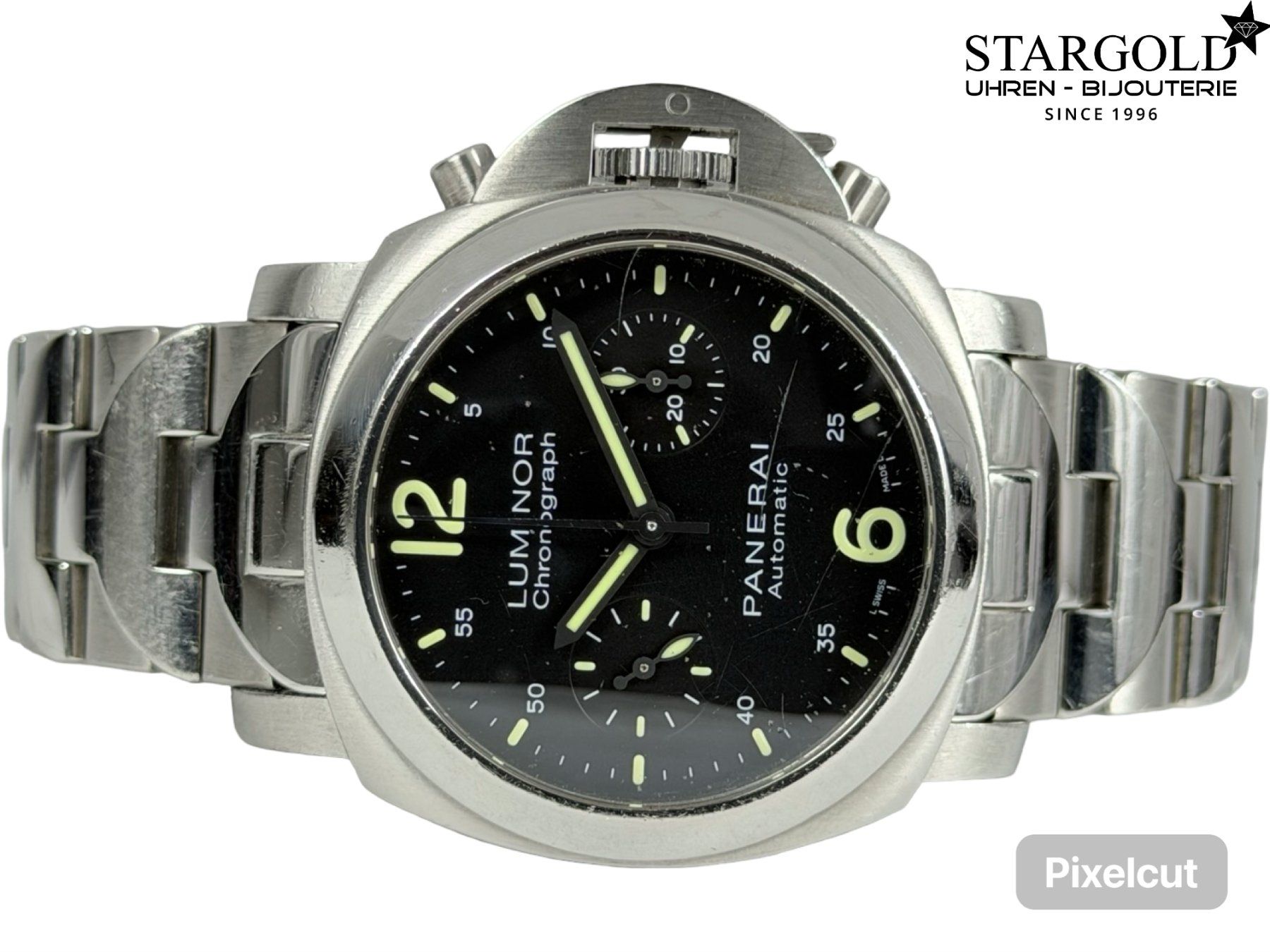 Panerai Orologi: Panerai Luminor Chronograph 40 - PAM00310 – Usato da Zürich venduto da Stargold-Uhren 4