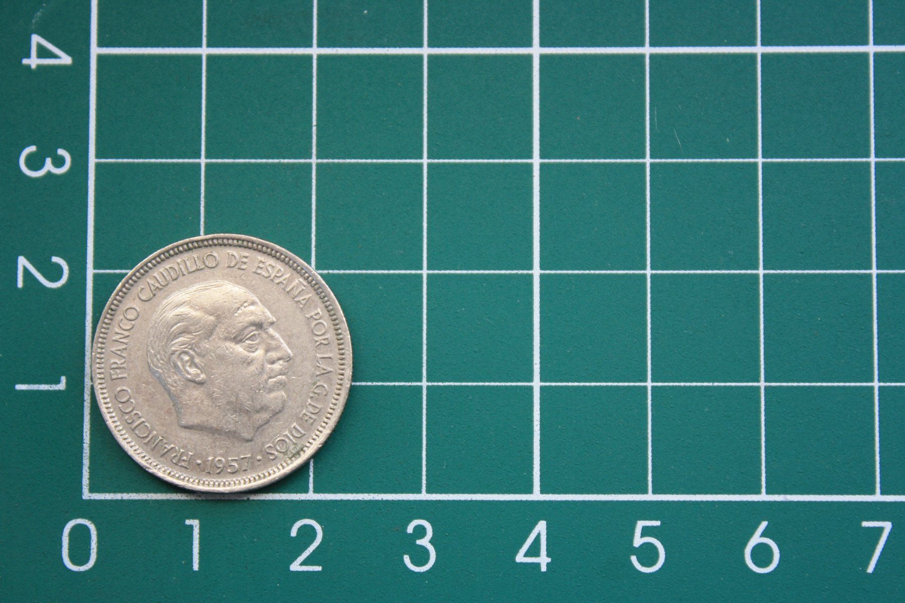 Alle Münzen: währung espana 5 pesetas 1957 – Gebraucht aus Laupen BE von Gufi57