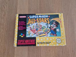 Super Mario All-Stars (SNES) - Spielmodul mit Box und Inlay