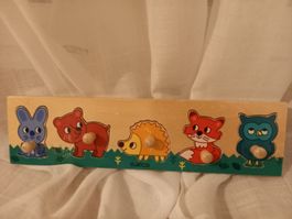 Holzpuzzle "Waldtiere" für Kinder von DJECO