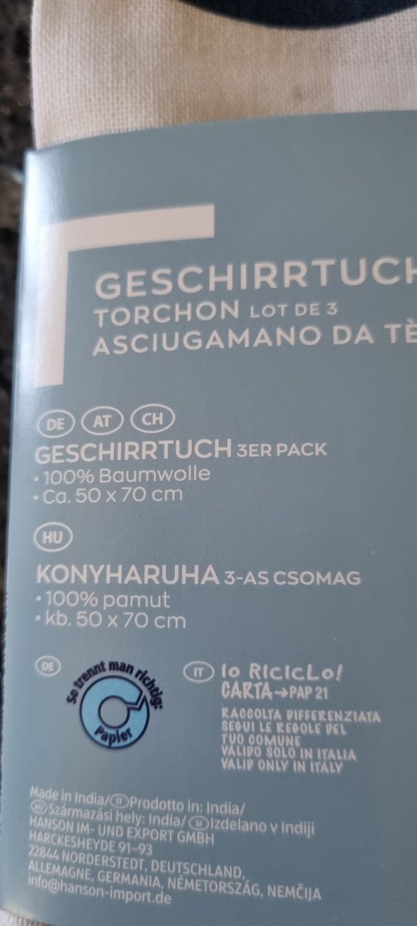 Strofinacci: Crofton Geschirrtuch 3er Pack 100% Baumwolle – Nuovo (secondo la descrizione) da egliswil venduto da Maggy6 2